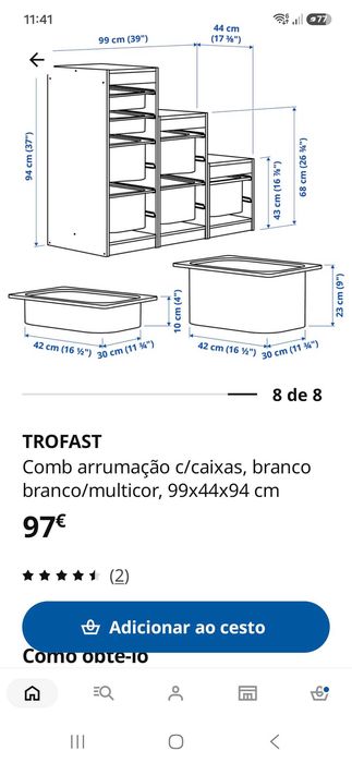 móvel arrumação brinquedos