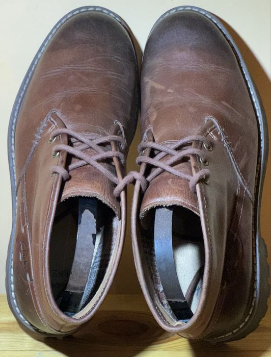 Шкіряні ботинки Clarks. Розмір 41(26 см)