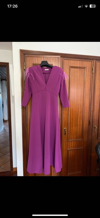 Vestido cerimónia Buganço roxo