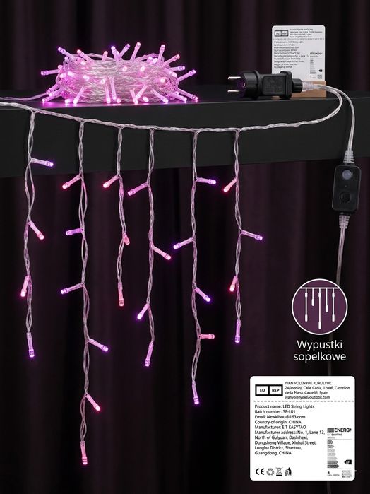 Lampki LED 10 m altanka ogrod dom
