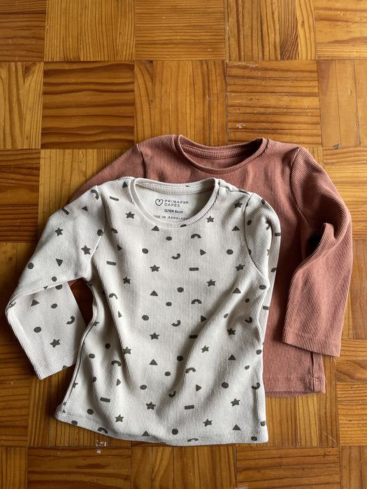 Camisolas Primark de algodao 12-18m / 86cm
