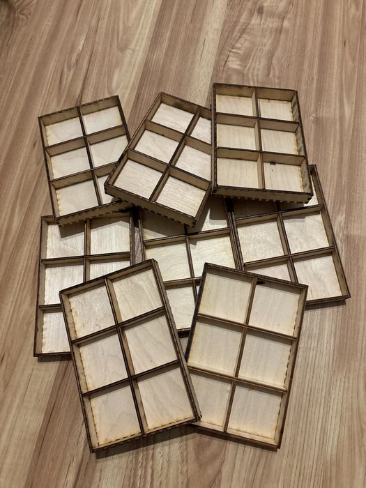 Pudełka drewniane 16x11 cm 8 szt