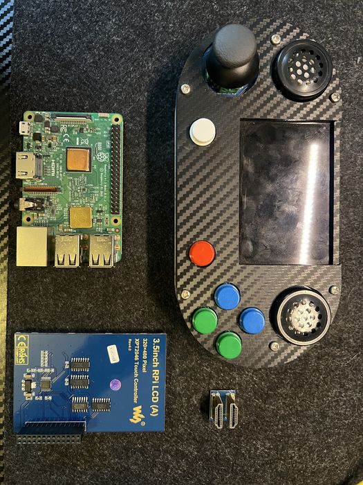 Przenośna konsolka retro DIY na Raspberry Pi 3 Model B