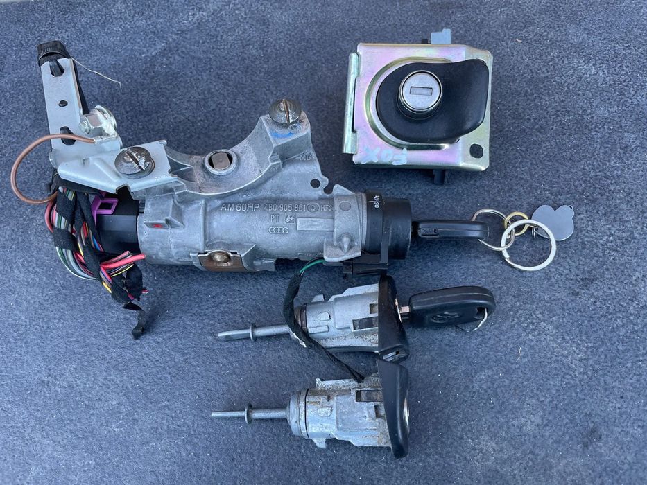 VW FOX ZAMEK KLAPY TYŁ WKŁADKA + KLUCZYK zamki stacyjka komplet