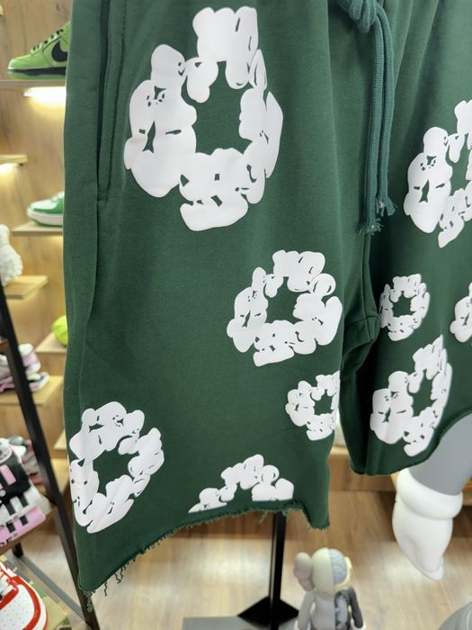 Шорти Denim Tears Green / White Logo