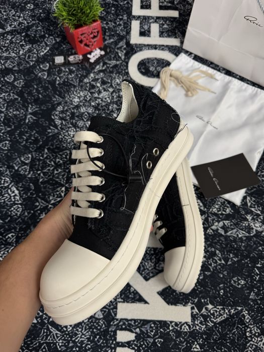 Кроссовки Rick Owens DRKSHDW Slashed Low / Shoes Rick Owens DRKSHDW Slashed Low