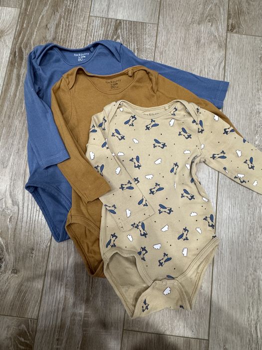 Боді з довгими рукавами 80 см 9-12міс