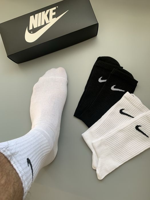 • Спортивыне высокие носки Nike/Найк Упаковка-12пар, Хлопок 100% •