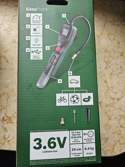 Pompka rowerowa Bosh EasyPump