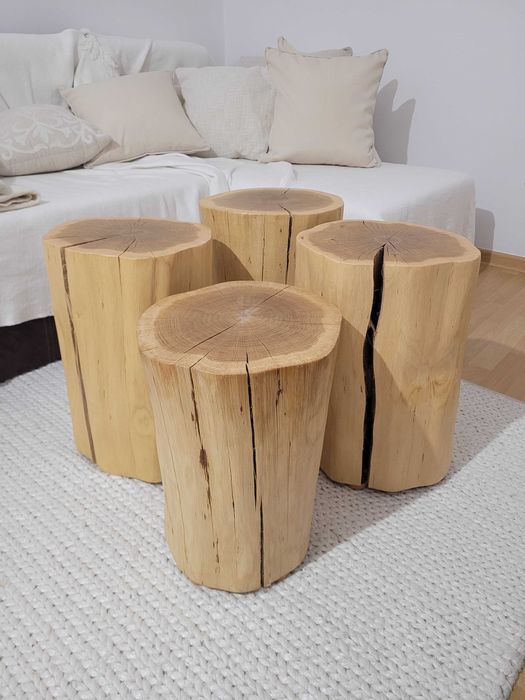 Pniaki/stoliki dębowe