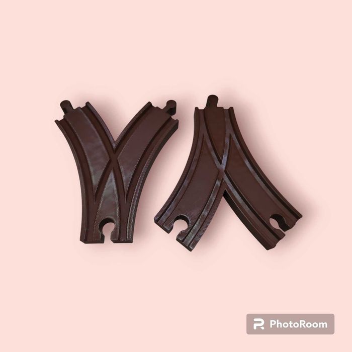 Rozjazd Kolejka Tory Drewniane Pociąg Ciuchcia IKEA BRIO LIDL TREFL