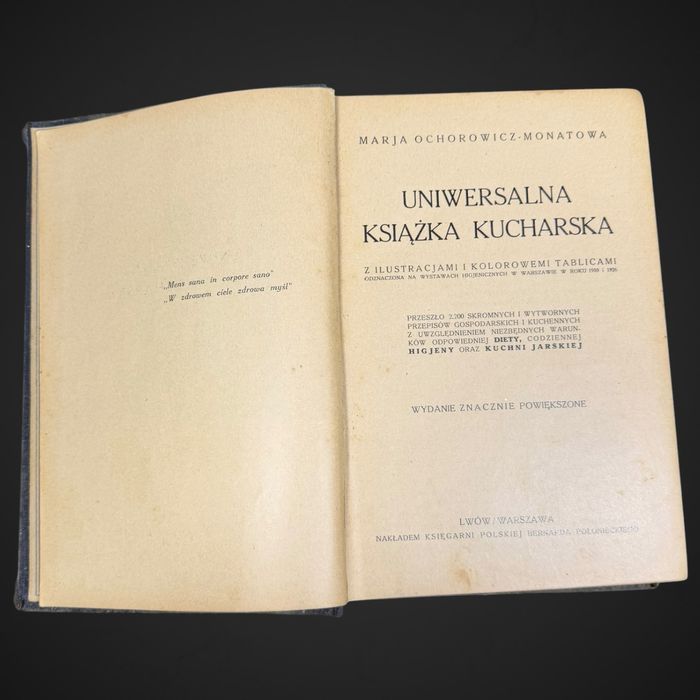 Marya Ochorowicz-Monatowa Uniwersalna książka kucharska B61/072506