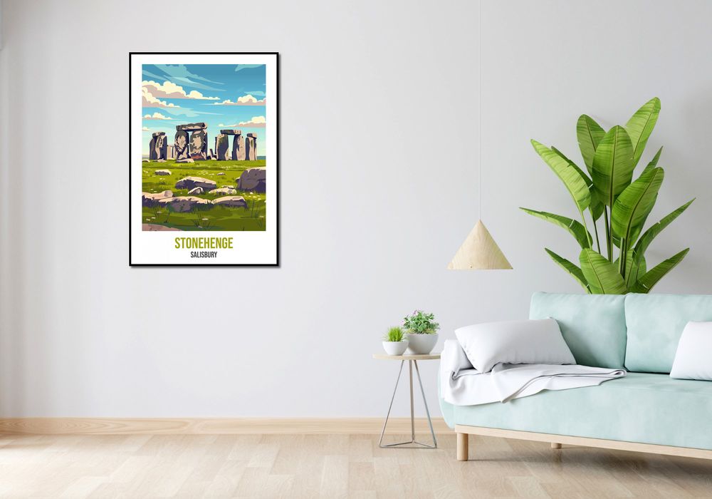 Plakat 70x100cm Stonehenge