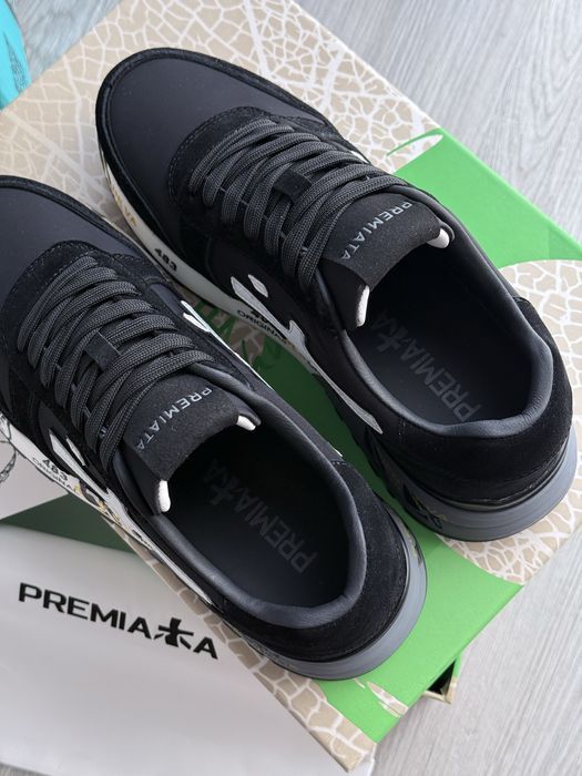 Кроссовки Premiata Mick black white (NEW IN BOX)
