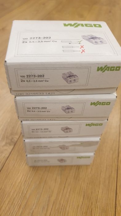 Wago szybkozłączki