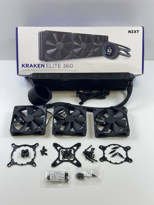 Система рідинного охолодження NZXT Kraken Elite 360 (RL-KN36E-B1)