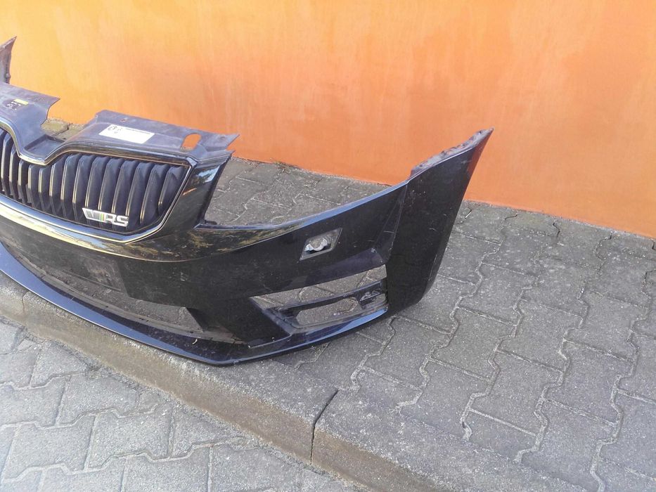 Zderzak przedni Skoda Octavia 3 III VRS na spryskiwacze 2013=> nr4447