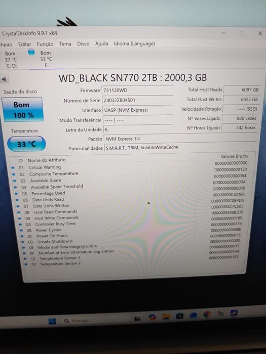 Ssd 2tb m2 2280 western digital wd black