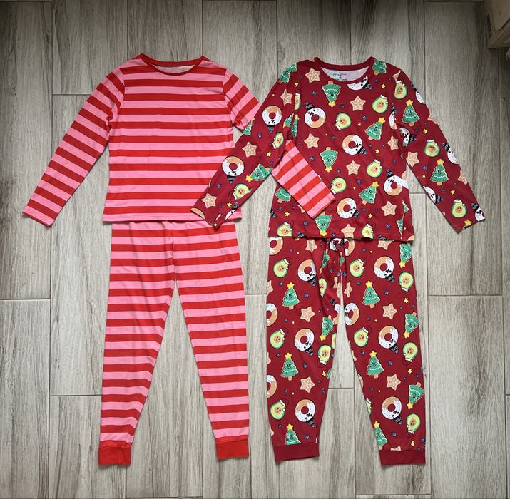 домашний костюм пижама новогодняя 11-12-13-14лет\146-152-158-164см