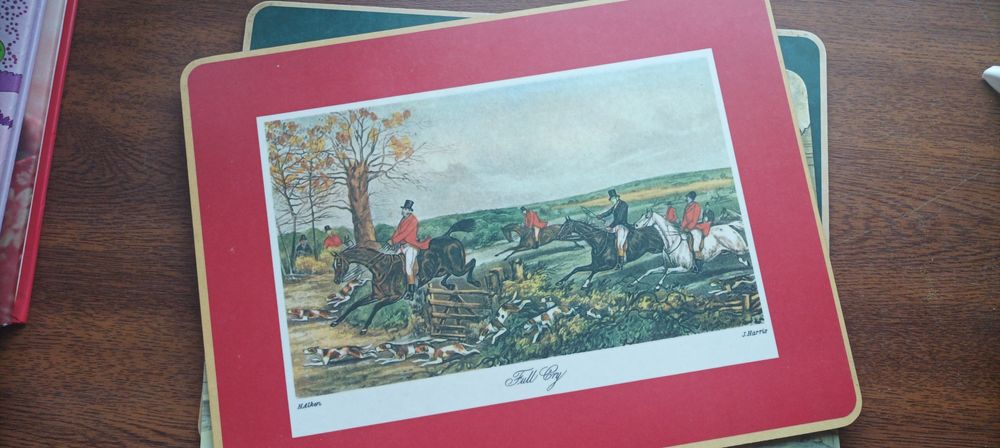 Angielskie podkładki korkowe