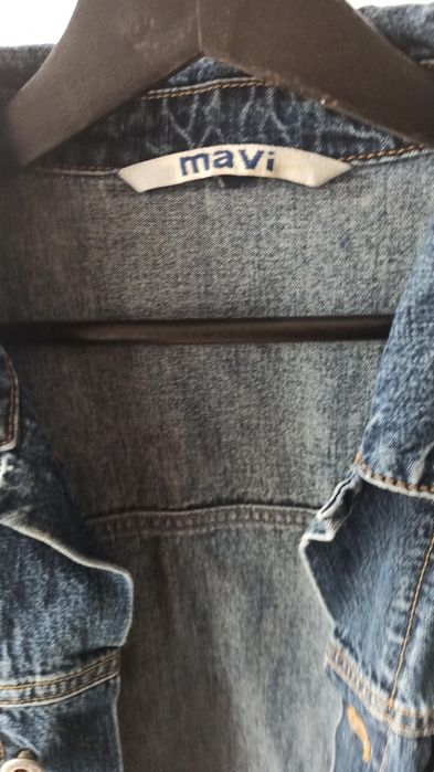 Kurtka jeansowa dżinsowa oversize unisex ciemna