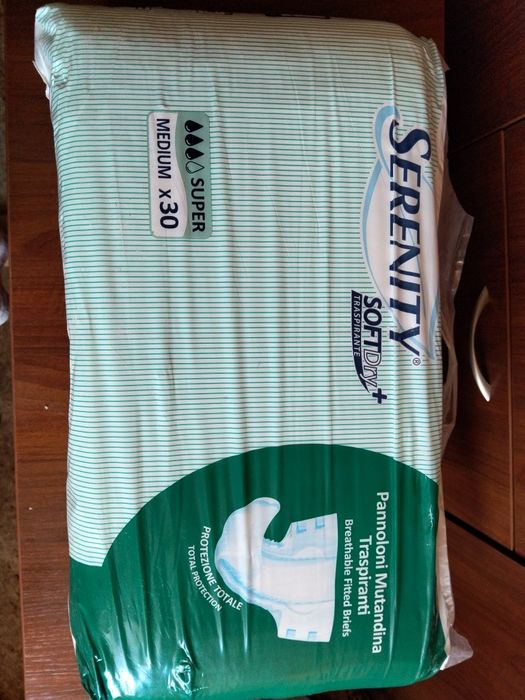 Памперси  Serenity, , розмір М,30 шт, 3краплі