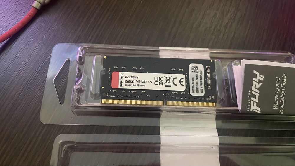 Оперативна памʼять для ноутбука SODIM DDR4 16GB