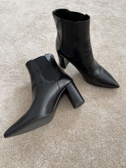 Botas altas de pele