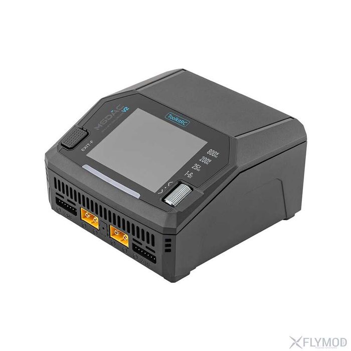 Зарядний пристрій ToolkitRC M6DAC V2 800W [AC 200 Вт / 2* DC 400 Вт]