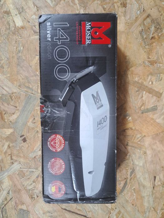 Trochę Uszkodzona Maszynka do strzyżenia MOSER 1400 powystawowa