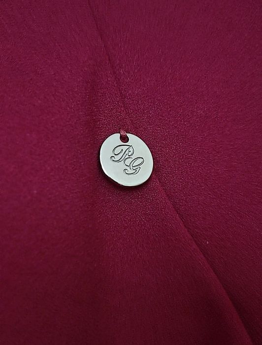 Sukienka burgund ciemna fuksja M