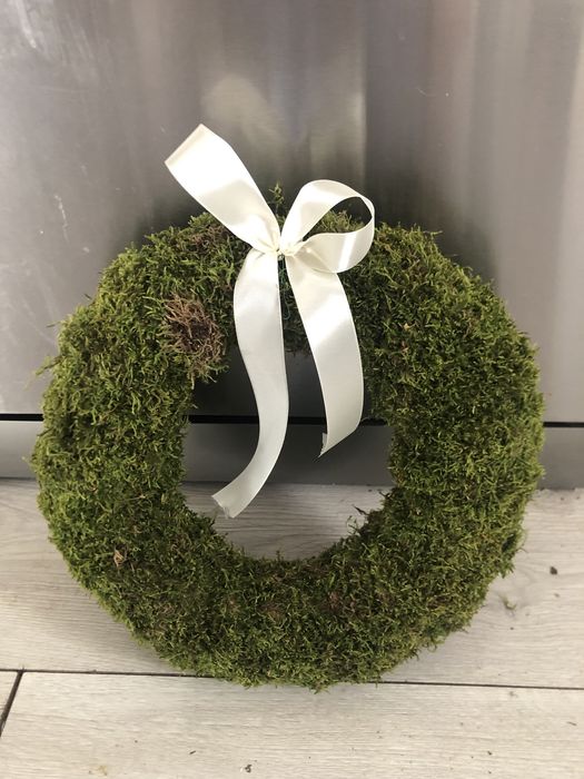 Wianek z mchu ogrodowego