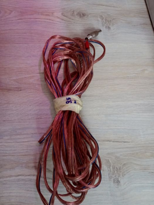 Kable glosnikowe "jack-jack" 2x2,5 i 2x1.5