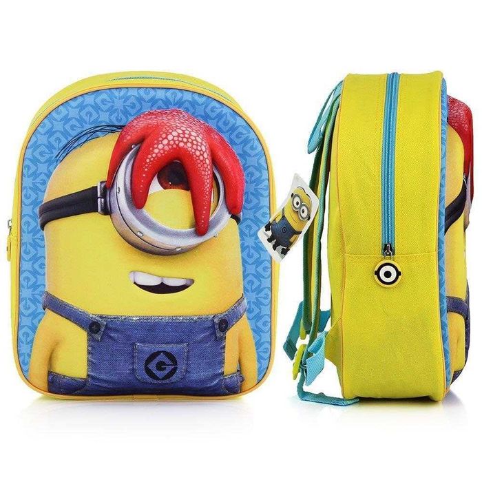 NOWY! Plecak szkolny Tornister Minionki 3D z długopisem.