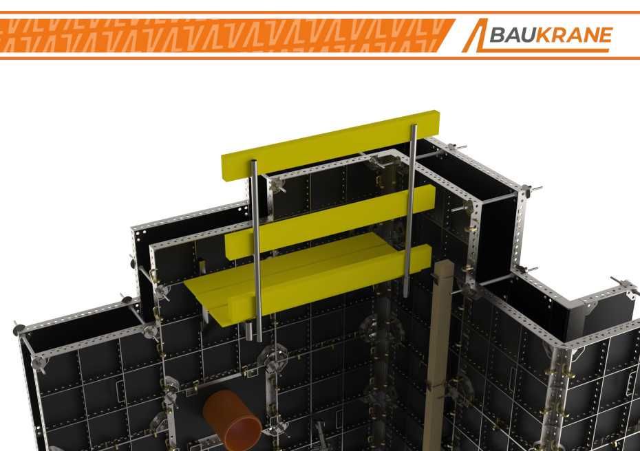 Szalunki ścienne Zestaw na słup Bautekk 8,6m2 Nowy komplet