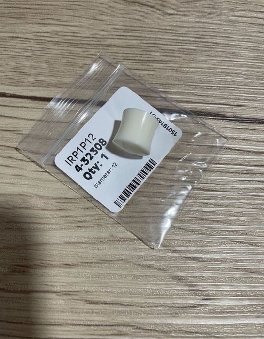 Túnel acrilico branco 12mm