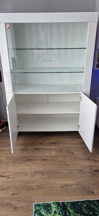 Witryna 177,5x123 biały polysk