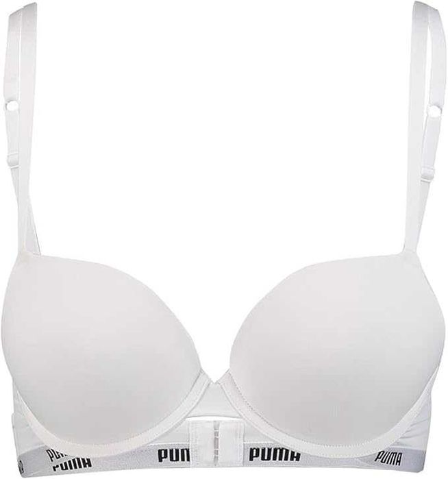Damski Biustonosz PUMA Push Up 75D biały