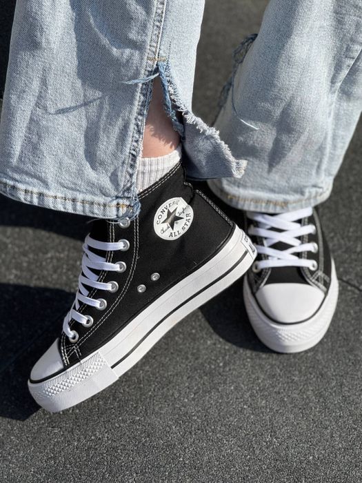 Кеди Converse All Star на високій підошві ,конверси на платформі 4см