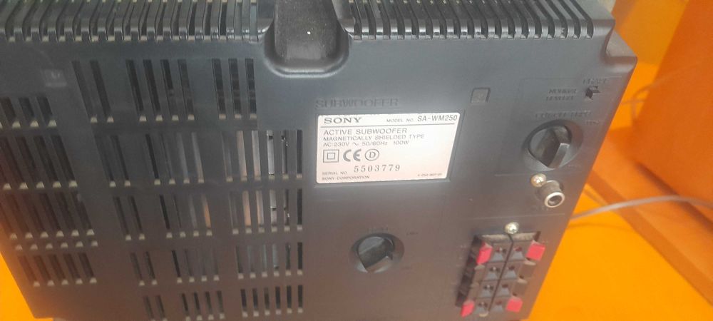 Kolumny subufer radio sony segment