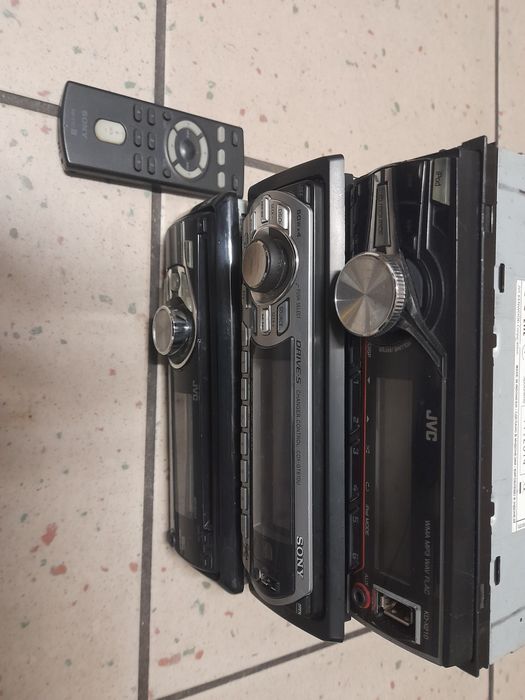Radio samochodowe sony JVC usb pilot
