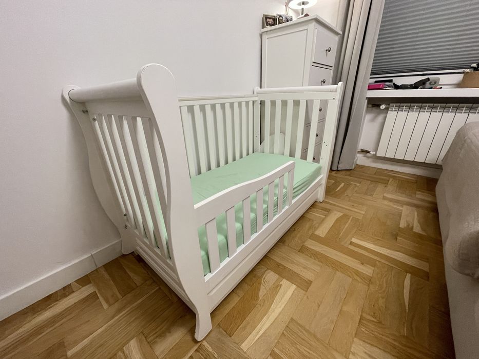 REZERWACJA DO 17.10 Łóżeczko dziecięce 70x140 - dla noworodka i przedszkolka