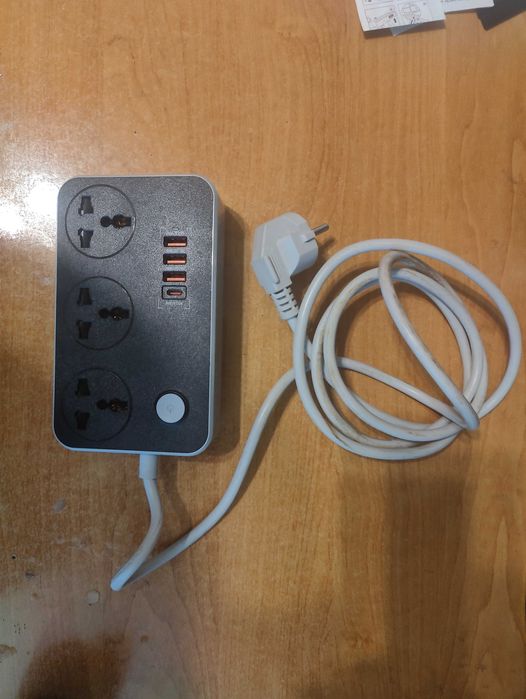 Мережний фільтр LDNIO SC3412 (чорний) Робочий