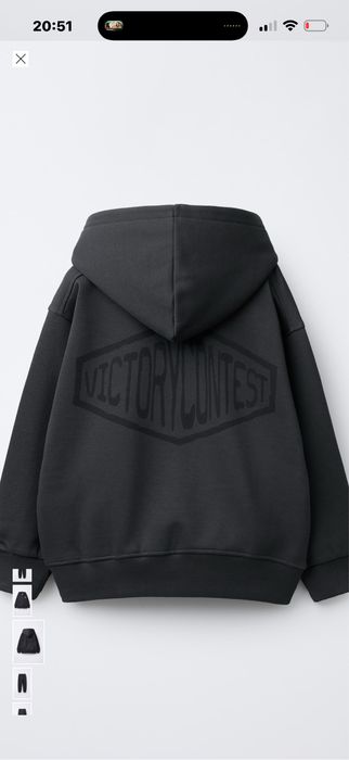 Утеплений спортивний костюм фірми Zara, рoзмір 164 см