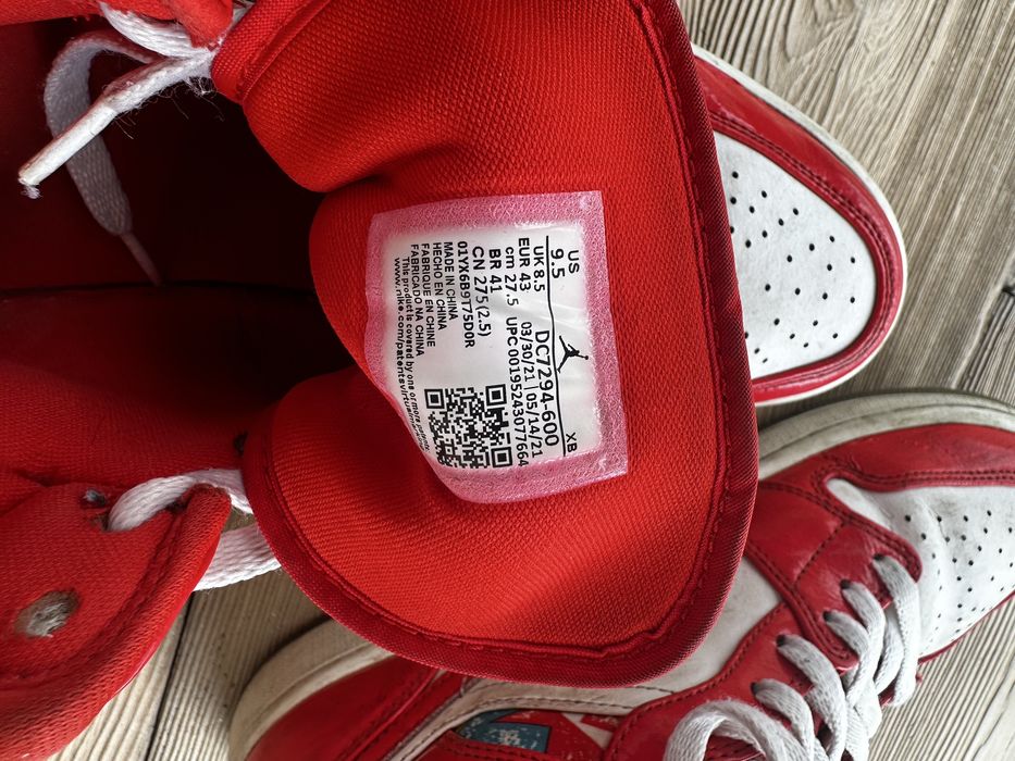 Nike Air Jordan 1 Mid Barcelona Red