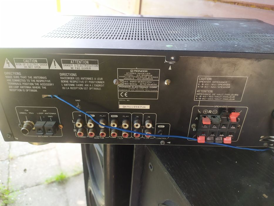 Amplituner Pioneer + kolumny duże