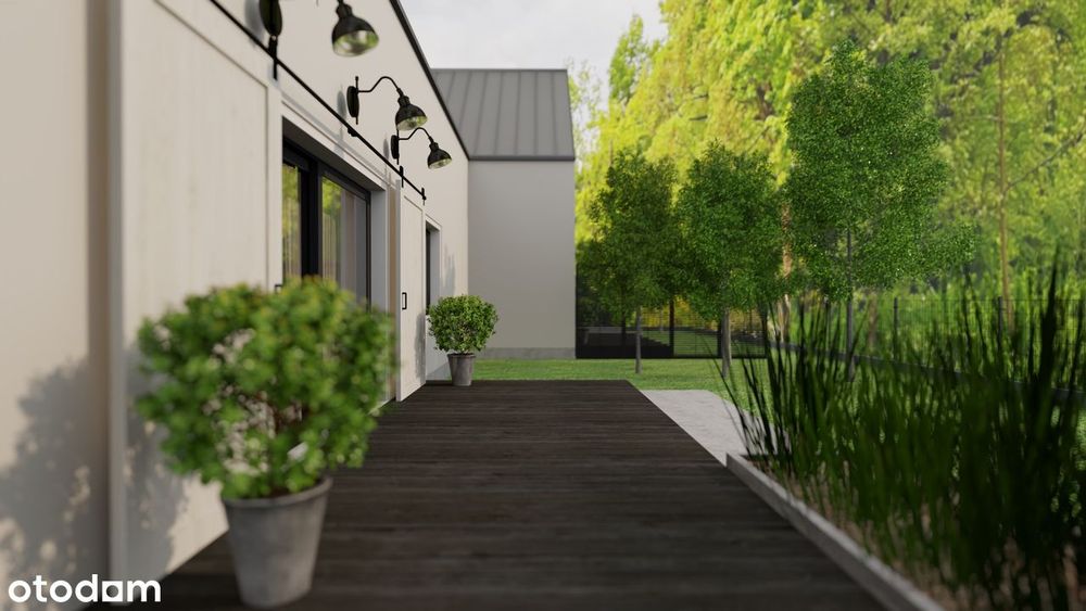 Dom przy lesie  94 m² , ogródek ,5 pokoi, jezioro, Kórnik