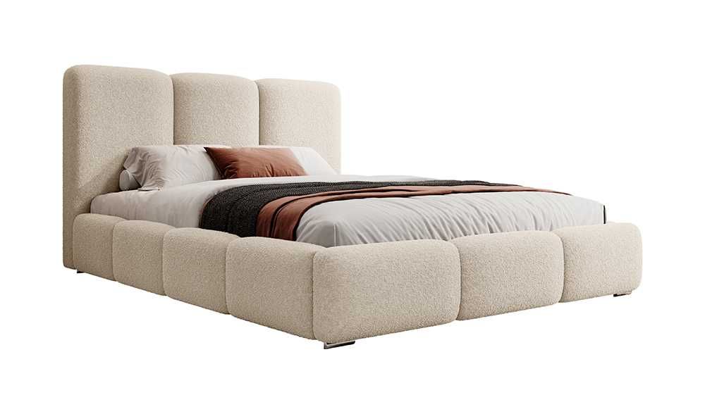 Łóżko tapicerowane ABBI z pojemnikiem na pościel DARMOWA DOSTAWA