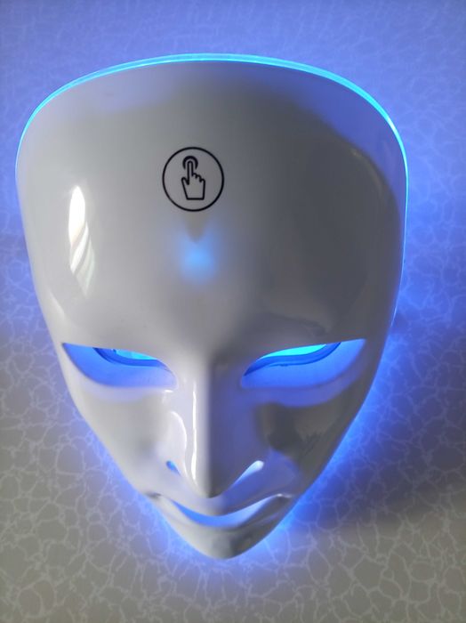 Máscara Facial LED de Fototerapia / Rejuvenescimento (Multicolor)