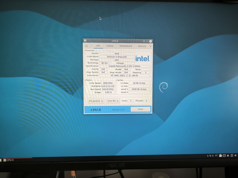 Kit Intel D915PGN + Pentium 4 630 3GHz + 1GB DDR — Funcional